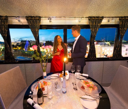 Romatic Crystal Dinner für 2 Personen